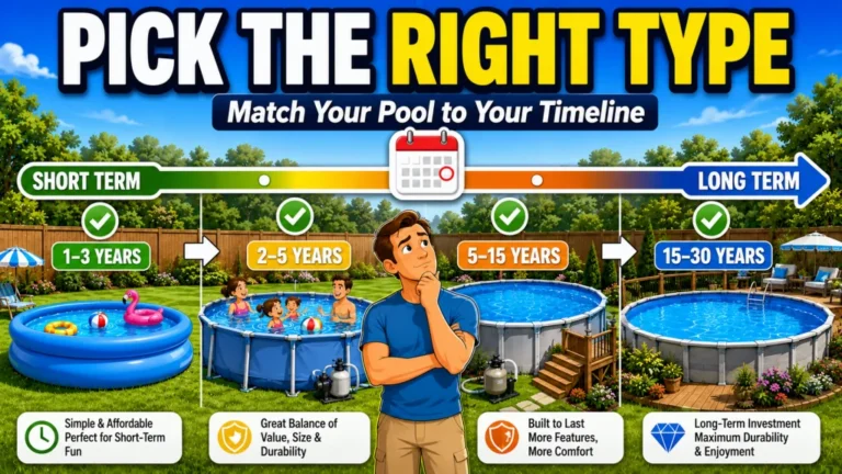 Above Ground Pool Types Explained: Which of the Four Tiers Matches What You Actually Need