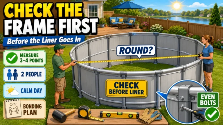 Above Ground Pool Wall and Frame Assembly: The Step-by-Step That Avoids the Common Structural Mistakes