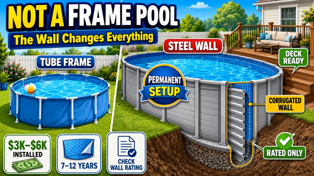 Permanent Above Ground Pool