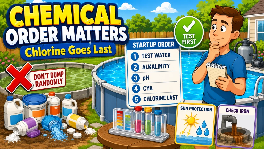 Above Ground Pool Chemical Startup
