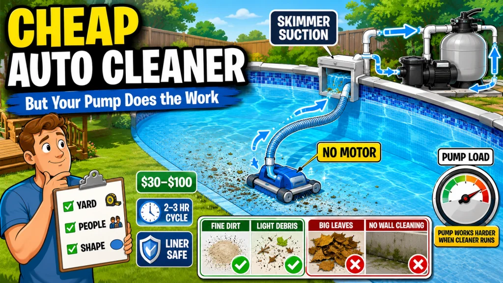 Above Ground Pool Suction Cleaner