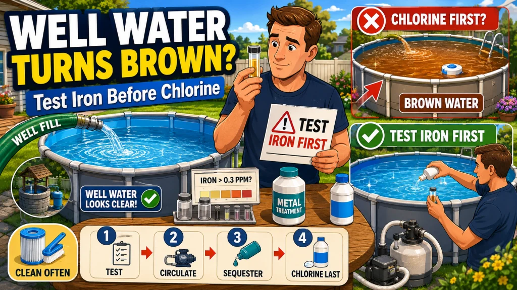 Above Ground Pool Well Water Startup