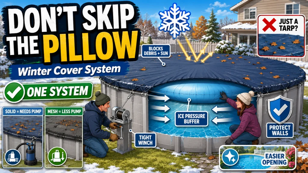 Above Ground Pool Winter Cover