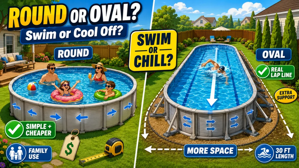 Round Vs Oval Above Ground Pool