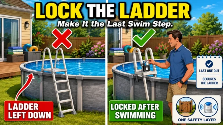 Above Ground Pool Locking Ladder: The 30-Second Safety Step Most Owners Skip